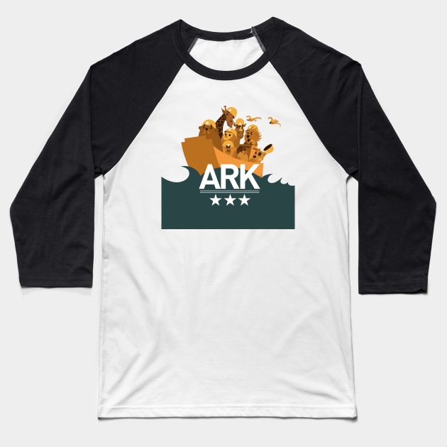 ARK group logo v4 Baseball T-Shirt by ARKgroup